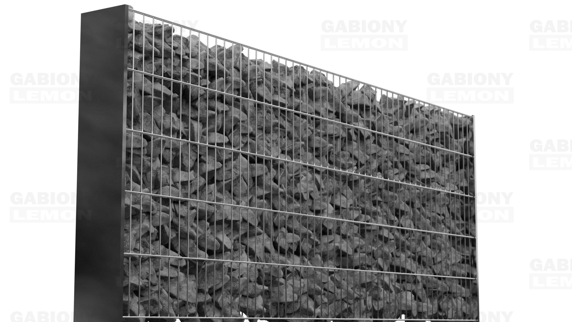 gabions in garden