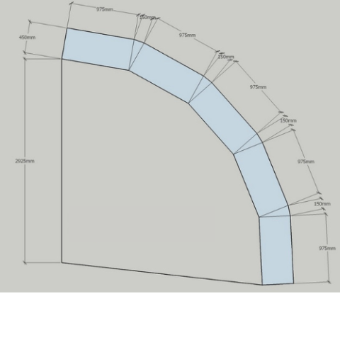 an arch from a gabion 5