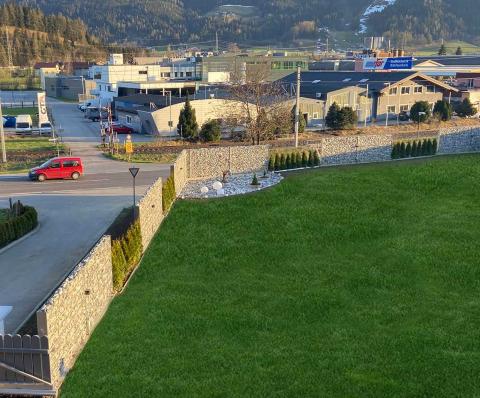 garden gabion fence 