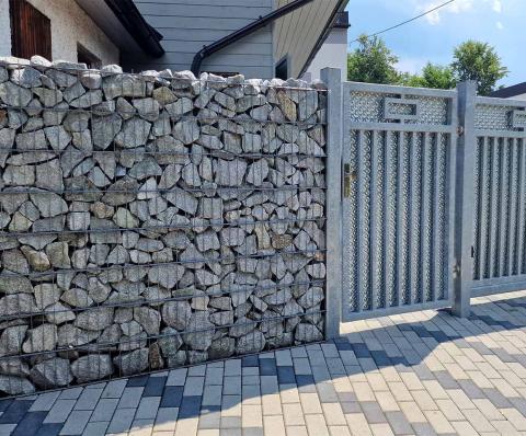 gabion fence gallery