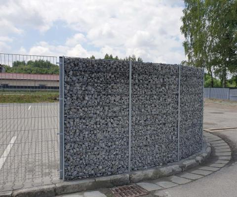 unusual gabion fences