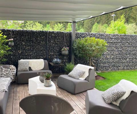 gabion fence inspiration